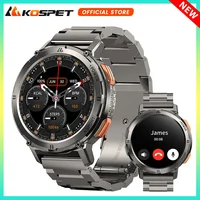 Relojes inteligentes originales KOSPET TANK T2 2025 para hombres, relojes AMOLED AOD, reloj inteligente con llamada Bluetooth, reloj inteligente electrónico para hombres