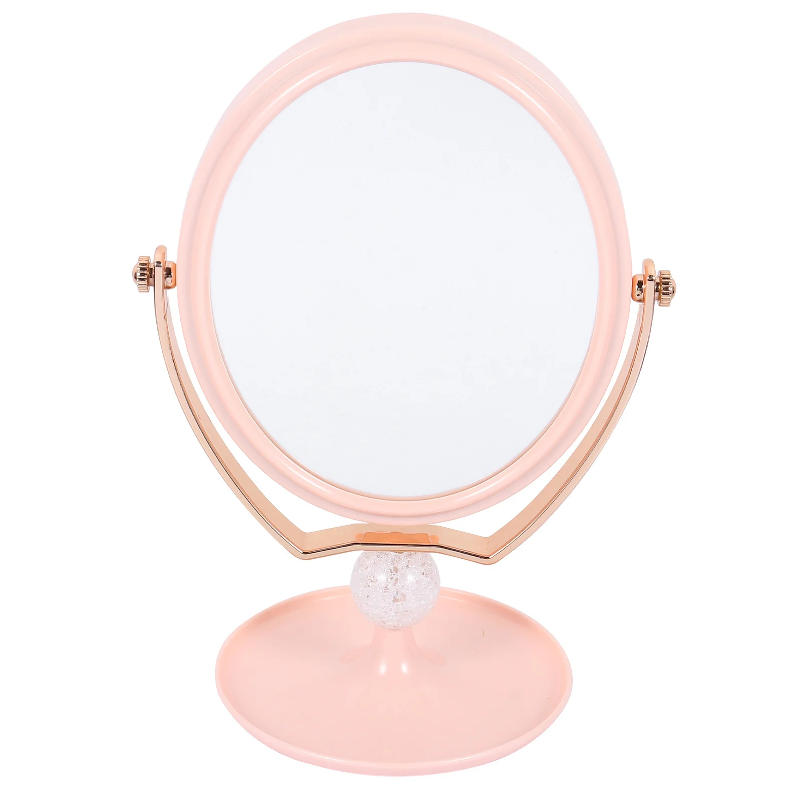 1 szt. Obrotowe dwustronne lusterko do makijażu, lusterko stołowe, lusterko do toaletki w sypialni, lusterko kosmetyczne z wyraźnym obrazem wysokiej rozdzielczości