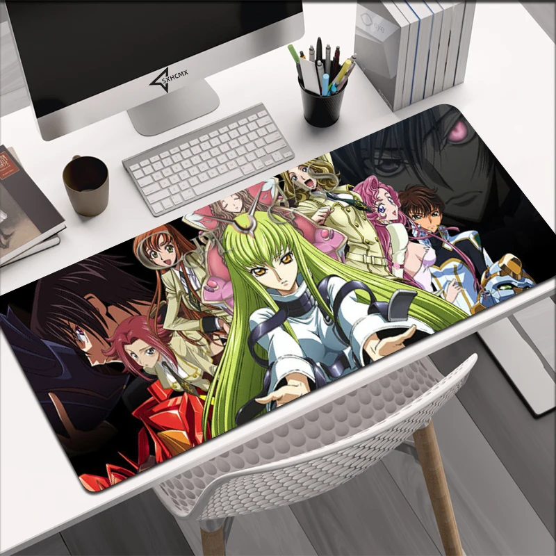 Anime Code Geass Mouse Pad Large Rubber Rugs PC Game Table Mat Laptop Desk Pad XL Non-slip Computer Keyboard Office Desktop Mats