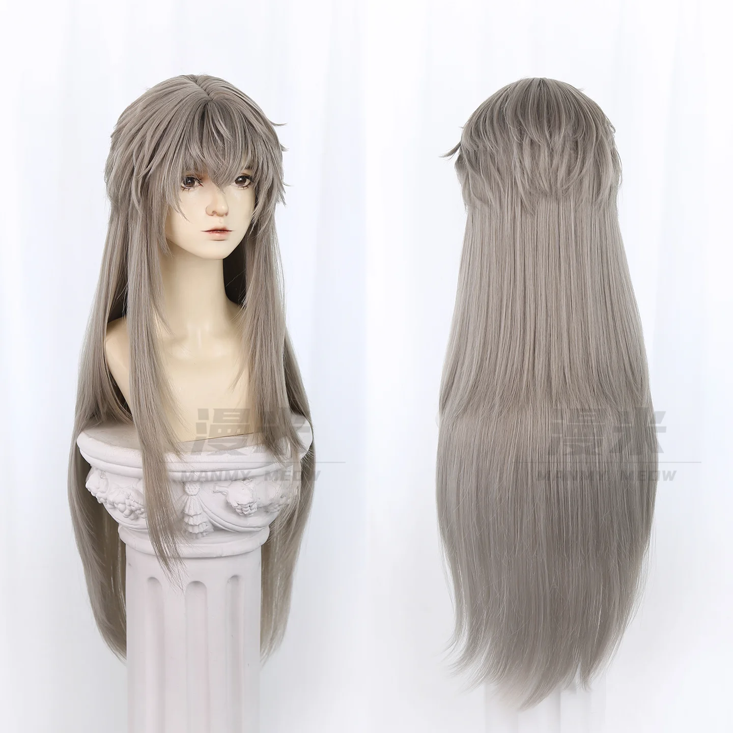 Game Love and Deepspace Xavier Cosplay Wig Nightvow Mooncurse Xavier King Long Hair Wig Prop For Hallowmas Party Adult