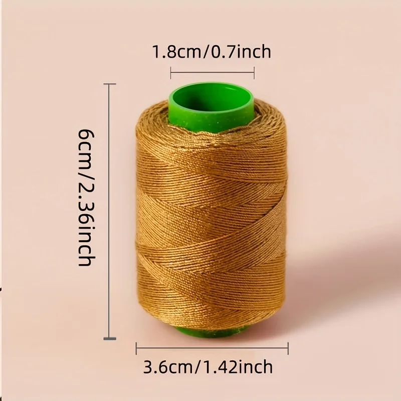 Dicker Nähfaden für Jeans, 3-fädiger dicker Nähfaden geeignet zum Nähen von Jeans, Decken, Rucksäcken, Kleidung. – Detail 4