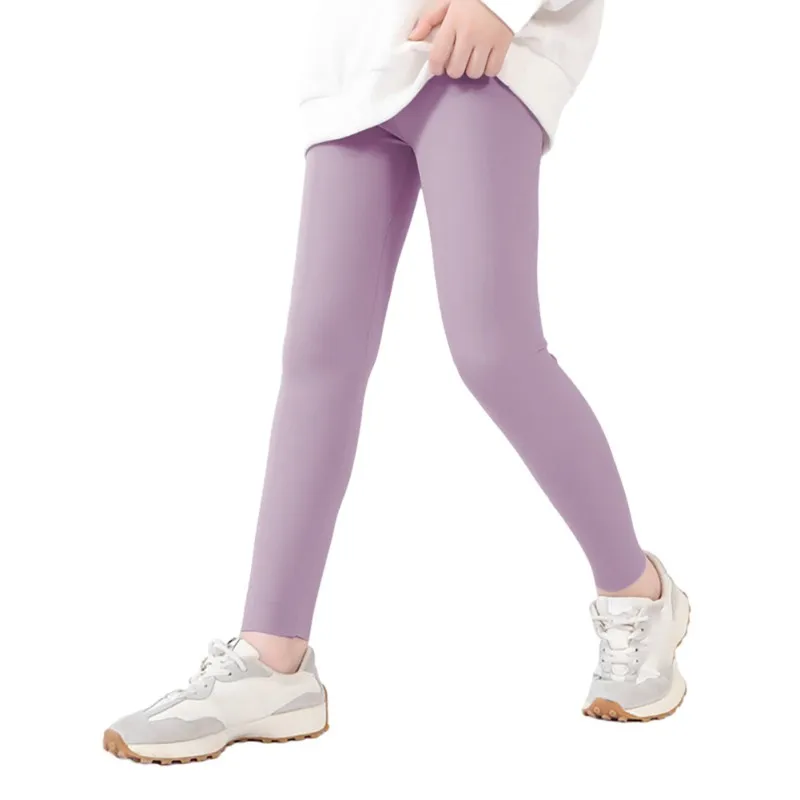 Girl Pants Fashion Soft Elastic Kids Leggings Kids Skin-Friendly Breathable Sports Yoga Pants Children Trousers Sport Clothing