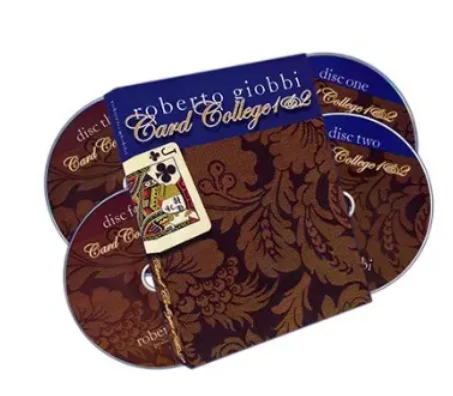 Card College 1 y 2 (juego de 4 DVD) de Roberto Giobbi-trucos de magia