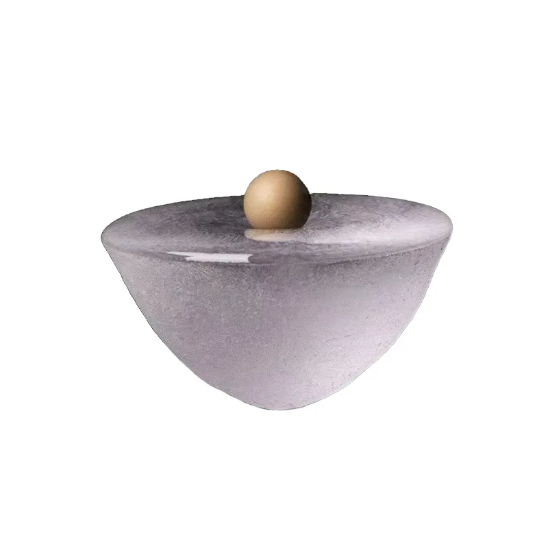 

Handmade glazed incense insert glass incense stand zen tea ceremony tea set accessories incense table ornament