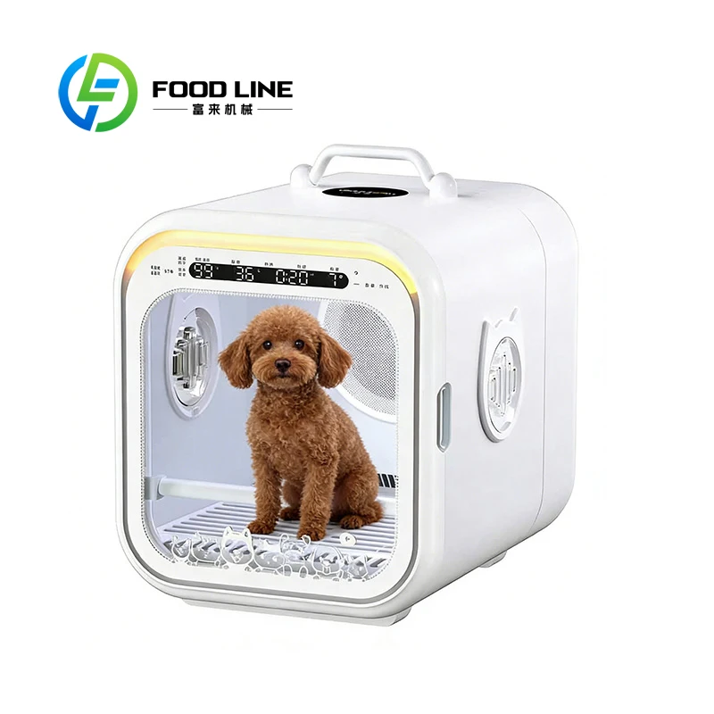

Custom Pet Dryer Box for Dogs and Cats Professional Grooming Blower Box Lightweight Portable Easy Move Pet Grooming Drying Case