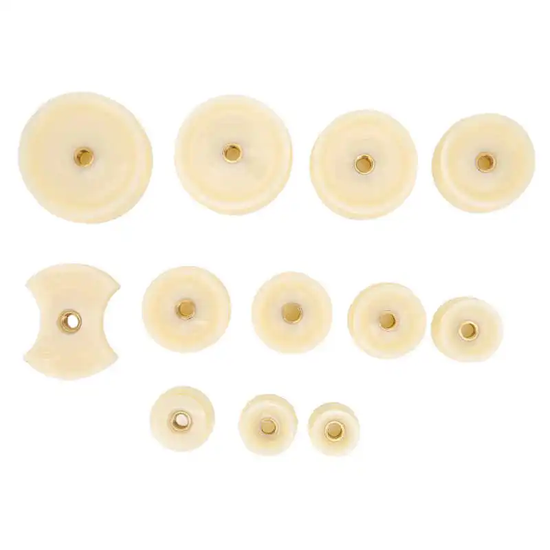 12pcs Fitting Dies Watch Back Case Closer for Watchmaker Watch Back Press Tool Set Nylon Prevent Slip Repair Tools