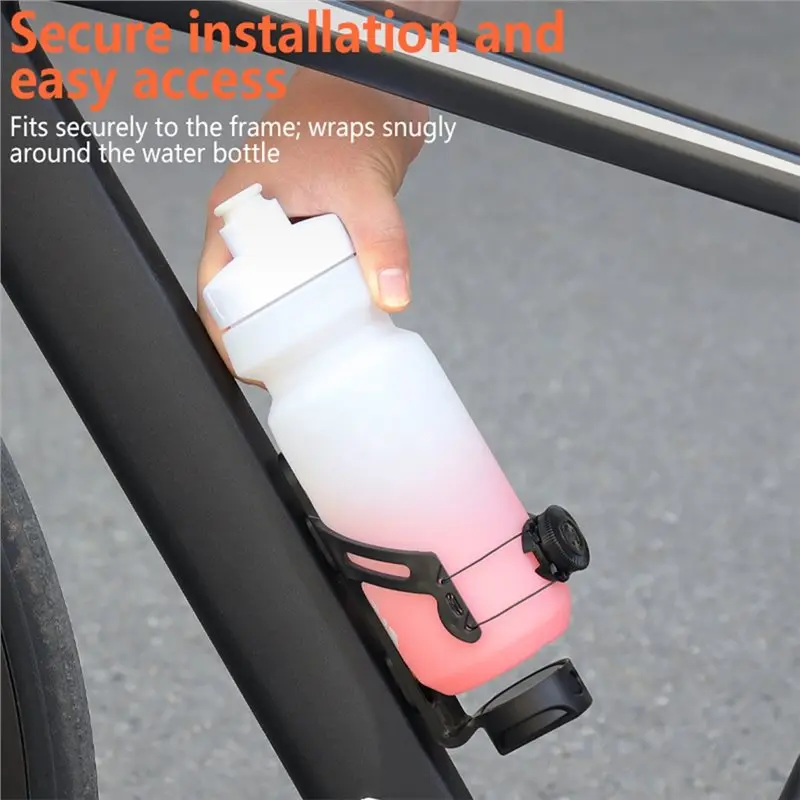 

A79E-Water Bottle Holder With Button Rotation And A Light At The Bottom-Portable Design Ideal For Cycling Accessories