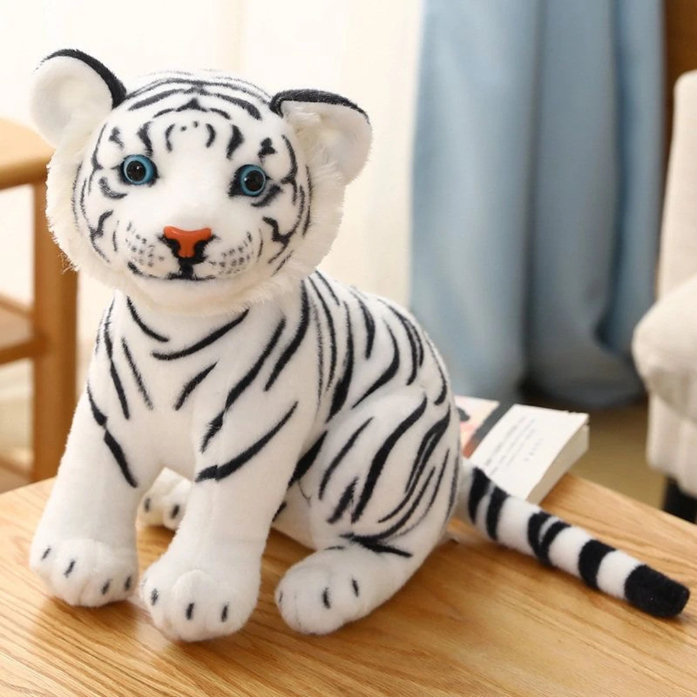 30cm Simulation Tiger Doll Plush Toy Comfortable Soft Cute Zodiac Boys And Girls Birthday Gift Decoration Sofa Decoration