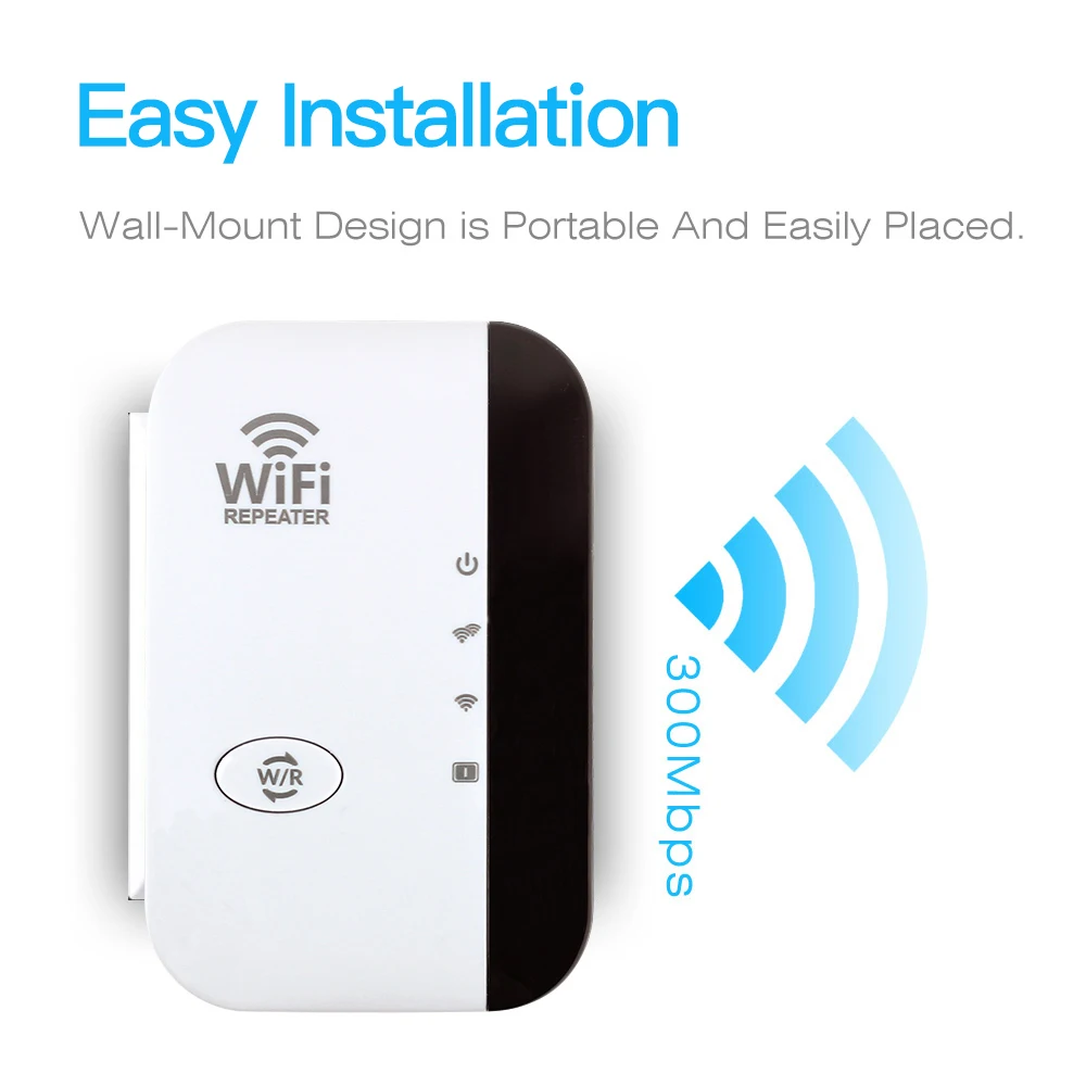 300Mbps Sem Fio WIFI Repetidor Extensor Remoto Wifi Amplificador WiFi 802.11N WiFi Booster Repetidor Amplificador Wi Fi Reapeter