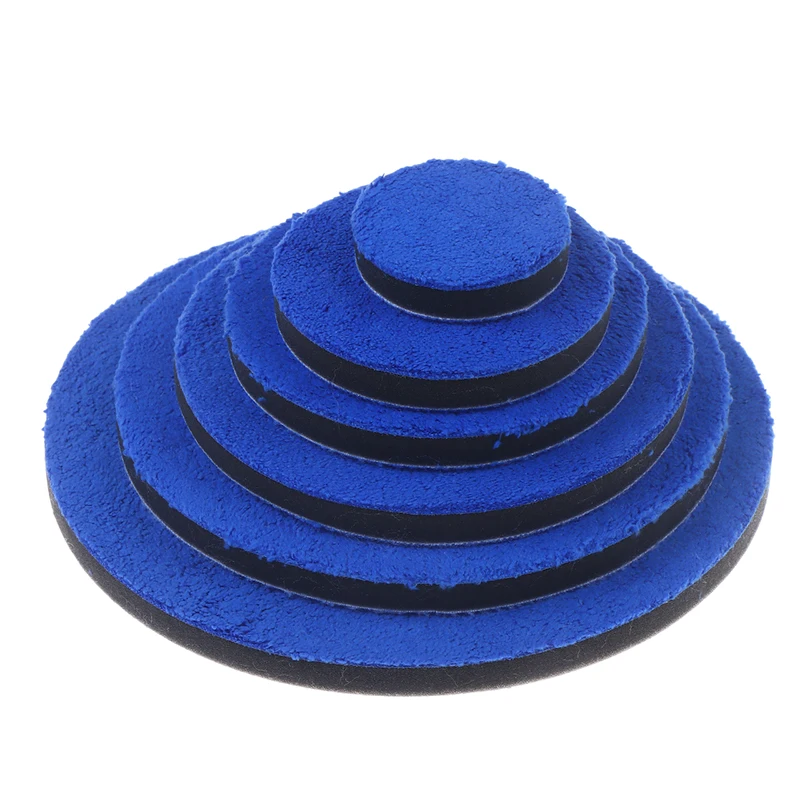 

2 шт. 2/3/4/5/6/7 дюймов полировальная подушечка из микрофибры для автомобилей, полировка для тела, восковая буферная подушечка, мытье, чистка, полировка из микроволокна
