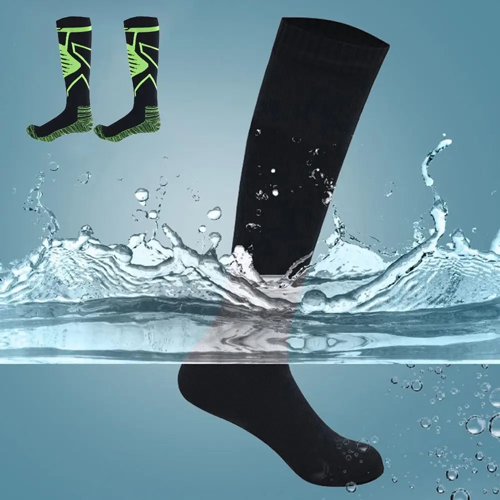

Wading Breathable Waterproof Socks Comfortable Hiking Camping Snow Warm Socks Long Knee High Stockings Winter Warm