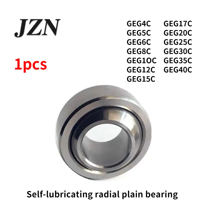 1/5Pcs Self-lubricating Radial Plain Bearing GEG4C GEG5C GEG6C GEG8C GEG10C GEG12C GEG15C GEG17C GEG20C GEG25C GEG30C GEG35C 40C