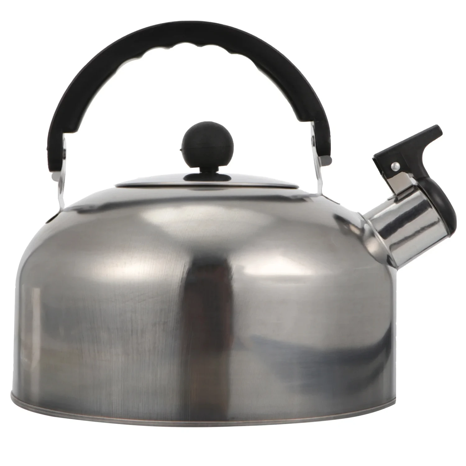 Whistling Stainless Steel Tea Kettle Stove Pot - Boiling Water for Gas Stove, Coffee, and More - Durable Teapot Pitcher with Han