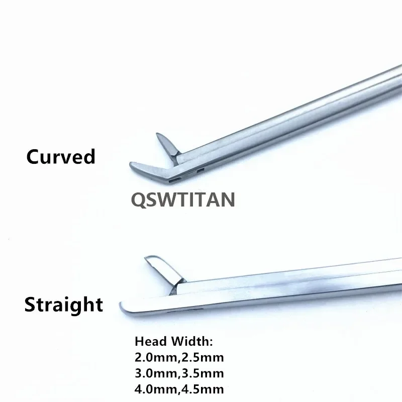 Düz kafa Nucleus pulposus forseps Nucleus pulposus kelepçe kemik makas veteriner ortopedi aletleri
