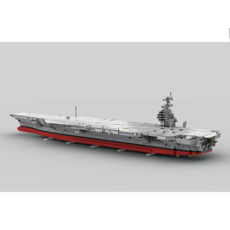 

MOC-241814 City Ocean Aircraft Carrier Building Block Model, 4980 Pieces, Birthday Building Block Toy Gift for Boys and Children