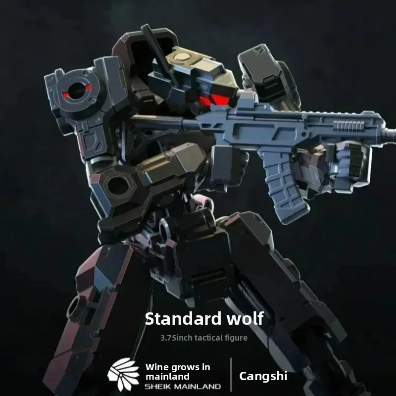 

Коллекционная сборная тактическая фигурка Sheik Mainland 3MIN Project A 1/18 Standard Wolf, несколько цветов, подарок