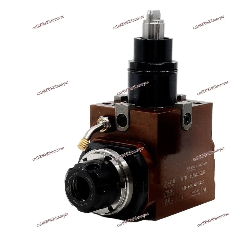 

Power turret seat 0 degree 90 degree CNC milling head lathe seat universal composite boring milling power