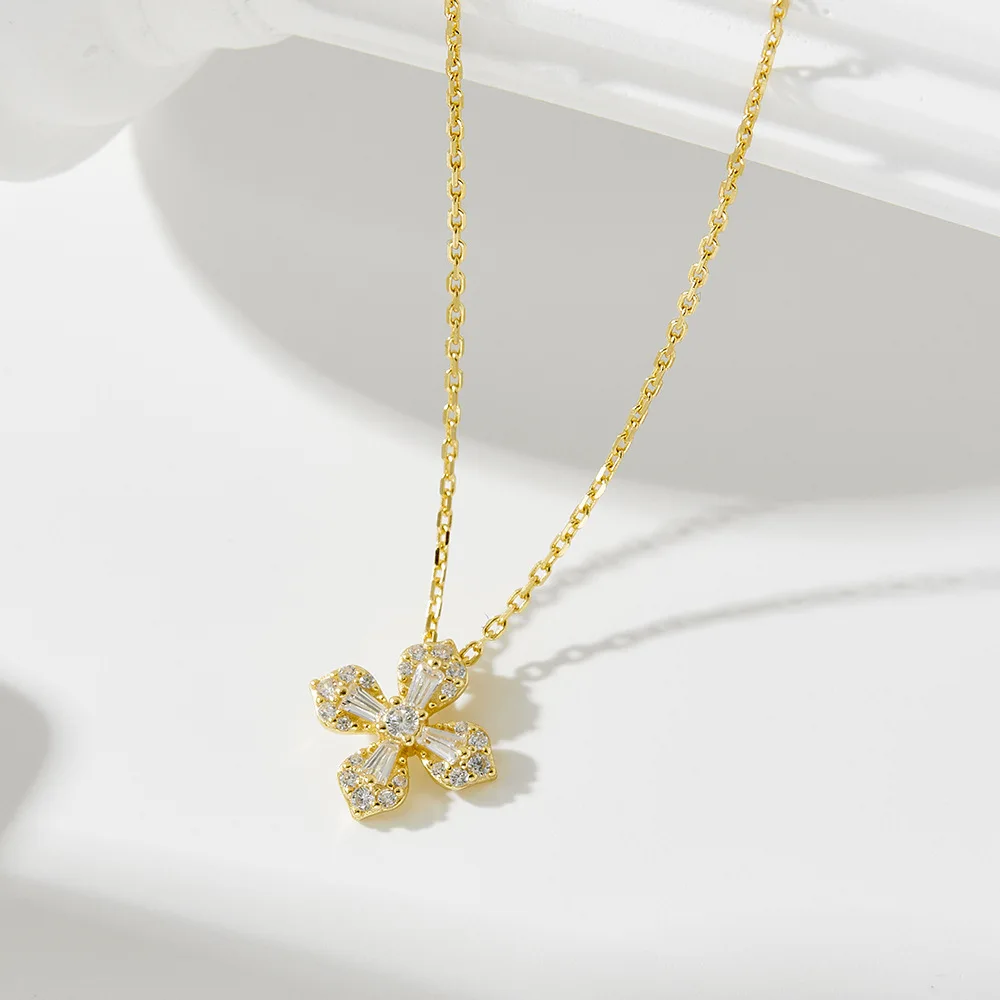 

Withered 925 Silver Fashionable And Simple Collarbone Chain Necklace Jewelry Necklace Necklaces For Women