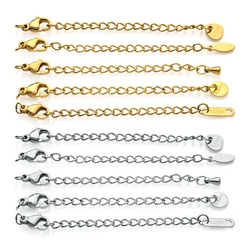 Extension en acier inoxydable, 10 pièces, queue arc-en-ciel, équicorrigée, fermoirs, connecteurs, bijoux à bricoler soi-même, résultats exécutifs, bracelet, colliers de la présidence