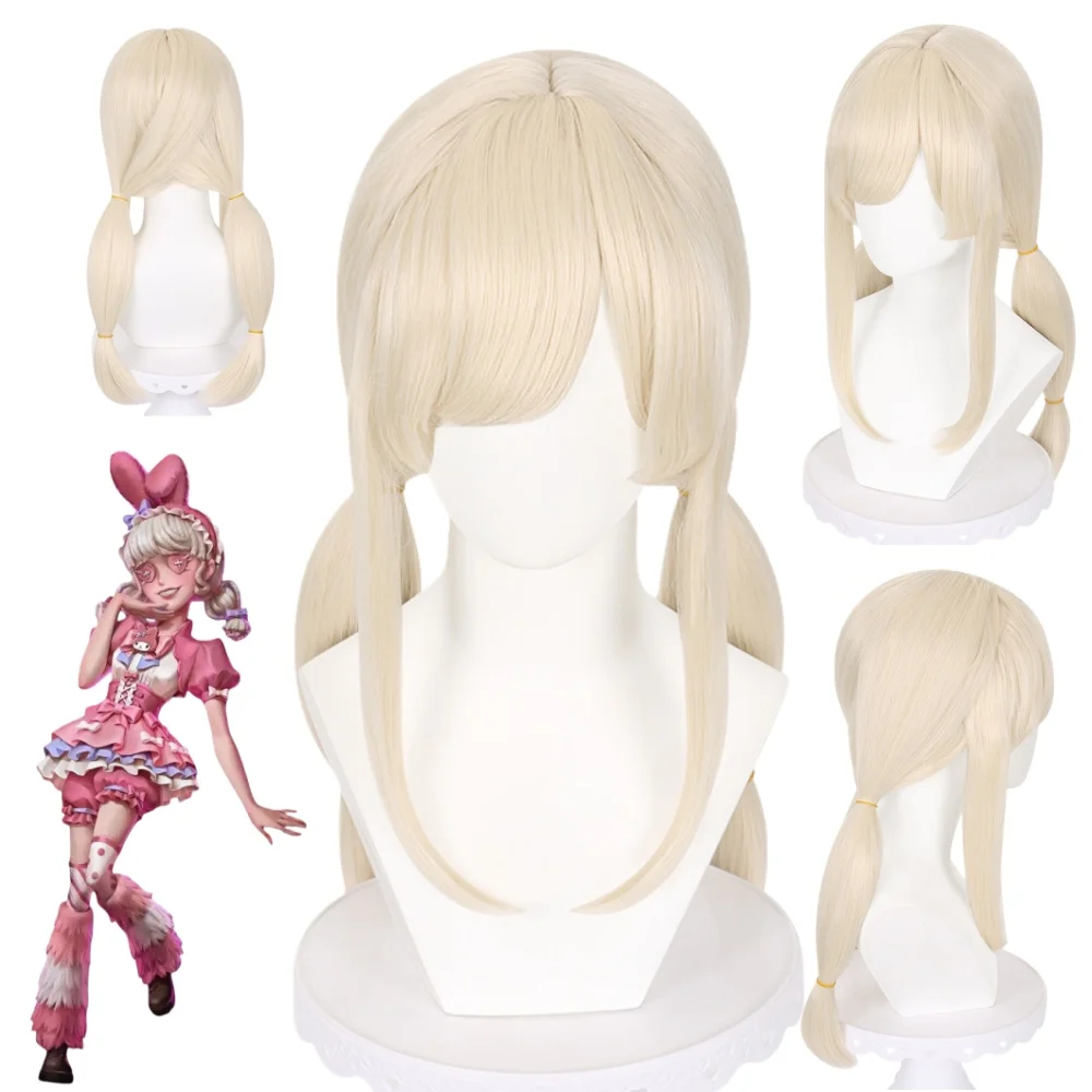 

Cheerleader Lily Bar Tali Косплей Rose Net Wig Аниме Game Identity V Lily Bar информационные парики для вечеринки на Хэллоуин