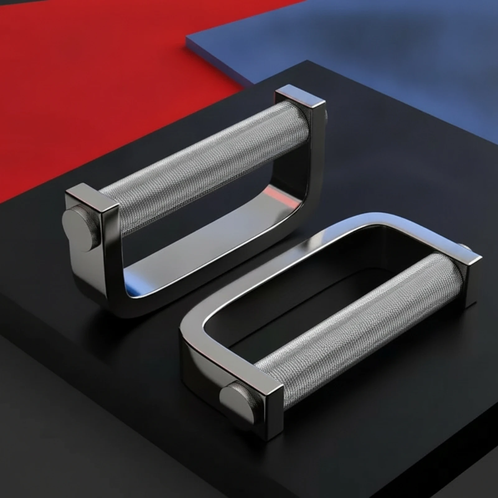 Compact D Shaped Dumbbell Textured Grip Stainless Hand Weight Sleek Training Bar for Shadow Boxing and Cardio Sessions