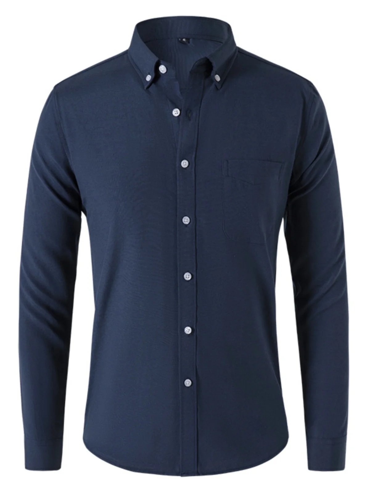 

Мужская повседневная одежда Faion Long Sve irt Crossborder Sle, свободная посадка, хлопок, весна, лето, осень, цвет, деловая повседневная одежда