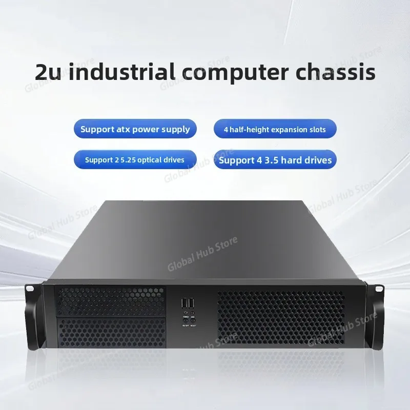 

2U390 Chassis Industrial Control Support M-ATX Motherboard PC Power Supply Recording Computer Server Case