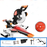 10-inch Multi-functional Miter Saw Composite Perect Woodworking Miter Saw with 45-degree Angle Table Panel Saws Capability