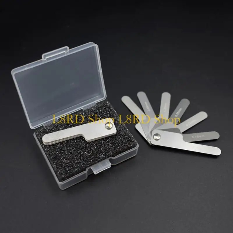 L8RD Interproximal Reduction Gauge Ruler Tooth for Gap Measure Reciprocating IPR System Stainless Steel