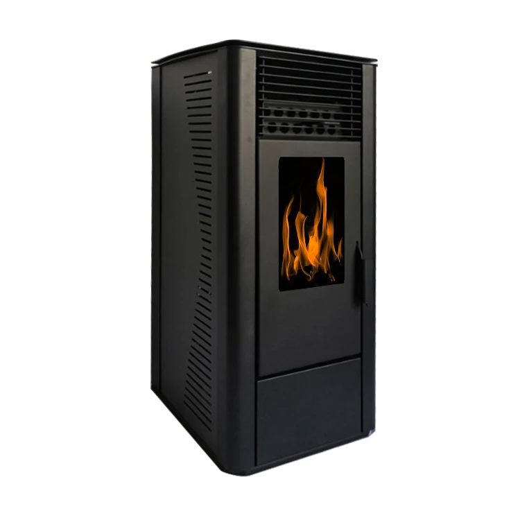 

Cost Effective Morden 11KW Electric Biomass Heating Cast Iron Wood Pellet Stove Fireplaces Burner With Remote Contral