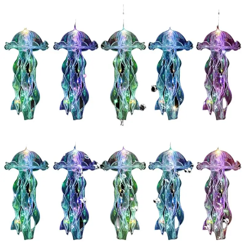 AFOURT-Jellyfish Decor Jellyfish Lanterns Jellyfish Lantern Hanging Decoration Hanging Jellyfish Decorations