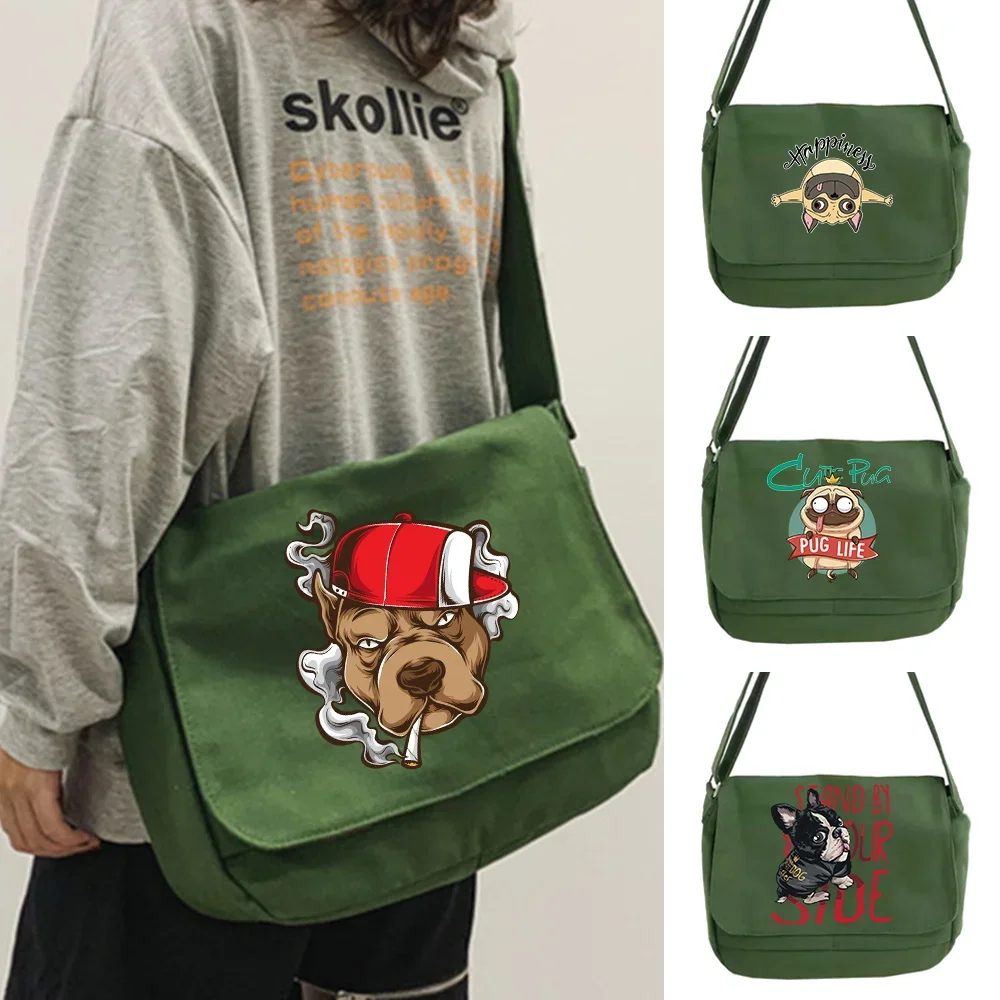 bolsa-tiracolo-feminina-de-lona-estilo-coreano-harajuku-casual-com-estampa-de-cachorro-e-organizador