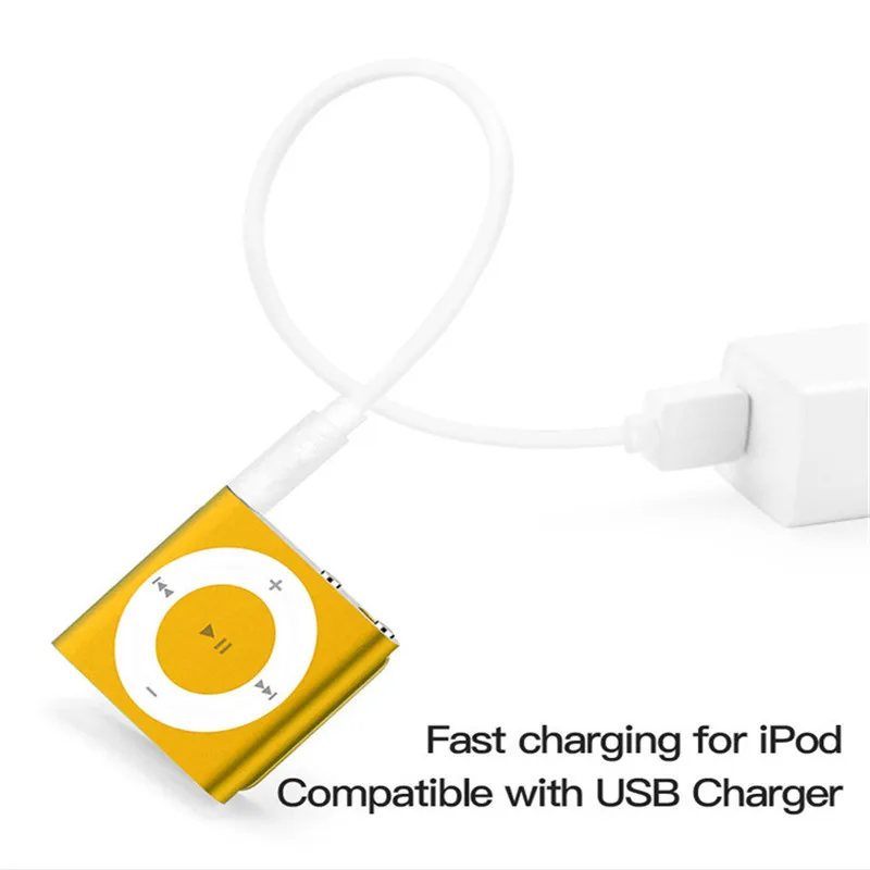 Suitable for Ipod SHUFFLE Data Cable USB Mp3 Charging 3, 4, 5, 6 7Th Generation Charger Wire