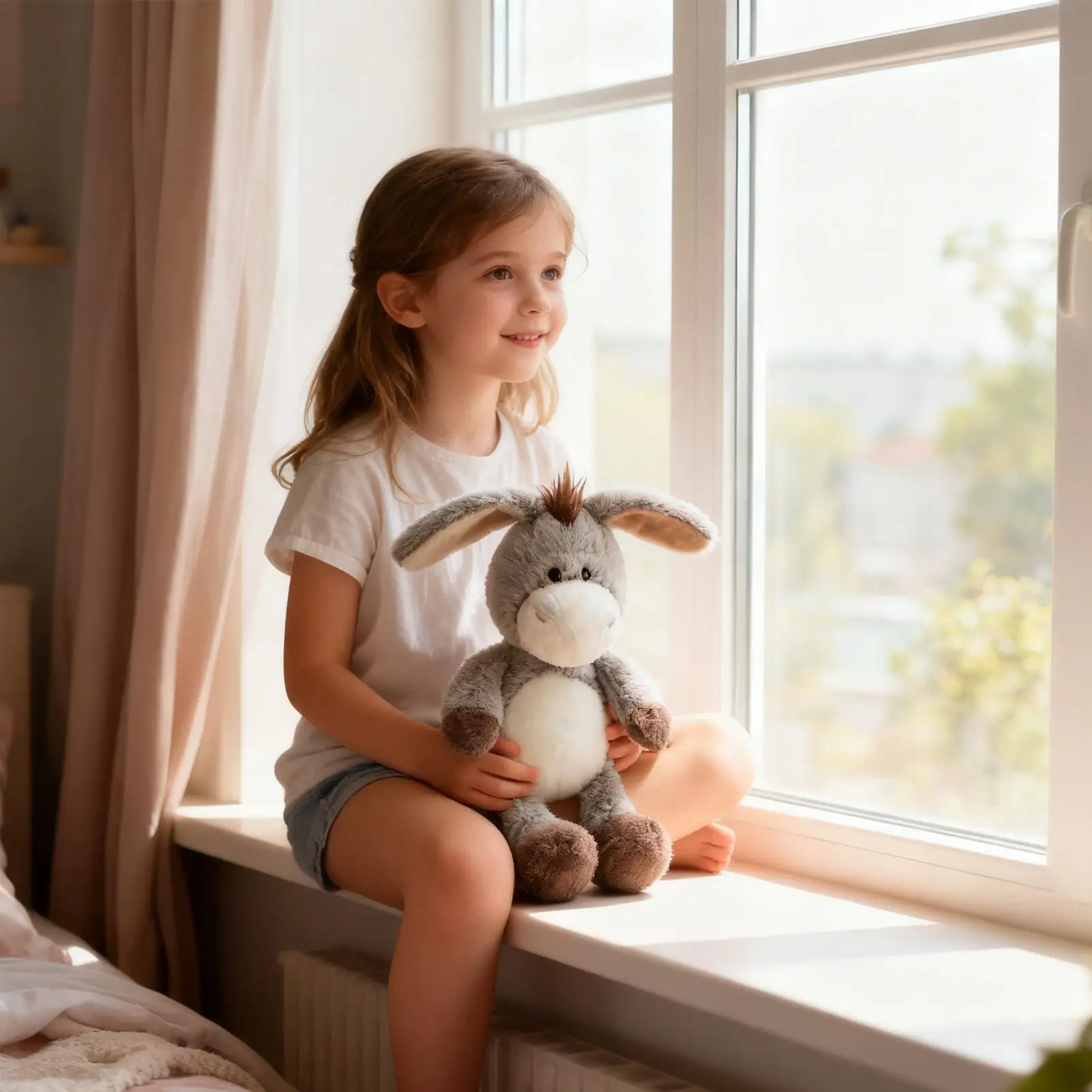 봉제 동물 인형 베개 장난감 포근한 인형 유아용 크리스마스 어린이 소녀 소년 파티 생일 집 침실 여행용