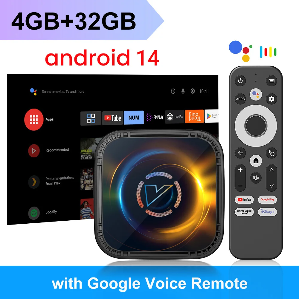 VONTAR H728 Android 14 TV Box Allwinner H728 Octa Core Cortex A55 Support 8K Video 4K 1000M LAN Wifi6 Media Player Cooling Fan image 3