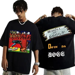 メンズラップッパーsnooop oggグラフィックTシャツ、ヒップホップファッションスタイル、面白いTシャツ、ユニセックス特大ストリートウェア、ホットセール、夏