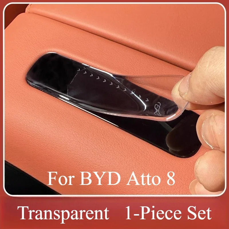 Refrigerator Adjustment Panel Protector Scratch Resistant Epoxy Film For BYD Atto 8 Interior Modification Supplies Accessories