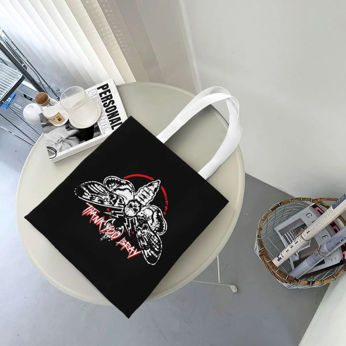 Bray Wyatt The Fiend Shopping Bags Canvas The Tote Bag Folding for Girls Shoulder Tote Travel Handbag