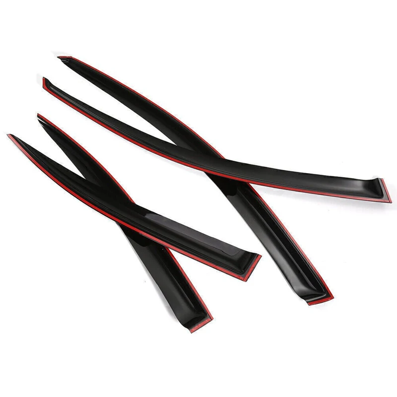 Picture 5: For 2014-2018 Mazda 3 Axela JDM 3D Wavy Mugen Style Window Visors Rain Guards