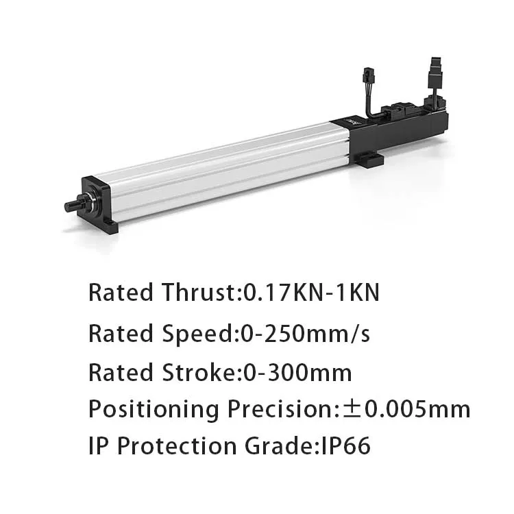 S1 1KN Load Servo Electric Cylinder IP66 High Precision Servo Linear Actuator Replaces Hydraulic Pneumatic Cylinders
