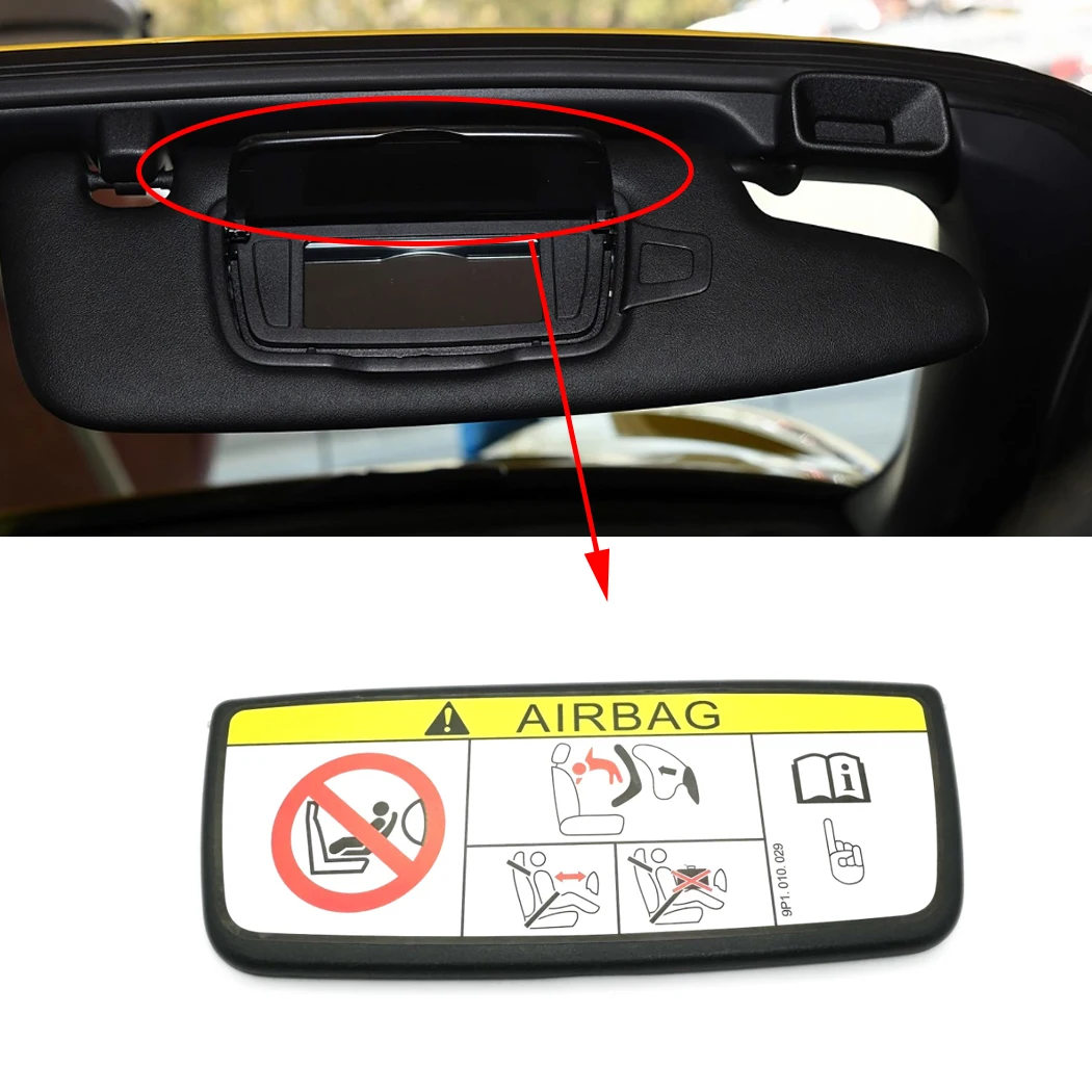 

Sun Visor Vanity Mirror Cover For Porsche 911 991 718 Boxster Cayman 981 982 ,982857551 ,982857551T 982857551AR