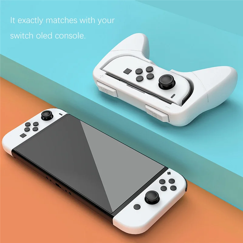 Nuovo-Nuovo Per NS Switch OLED Joycons Maniglia Grip Stand Staffa Handgrip Hand Grip Controller Holder Per Nintendo Switch OLED