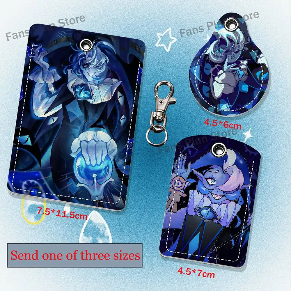 Cookie K-Kingdom S-Shadow Milk Cartoon Movie Singer Game Leather Card Holder Store Access Control ID Card Subway Air Tag Case