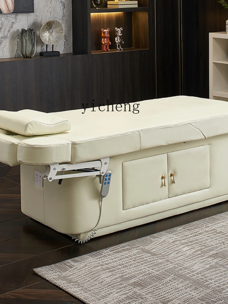 XL Electric Latex Facial Bed Constant Temperature Heating Charging Massage Couch Physiotherapy Bed Tattoo Couch