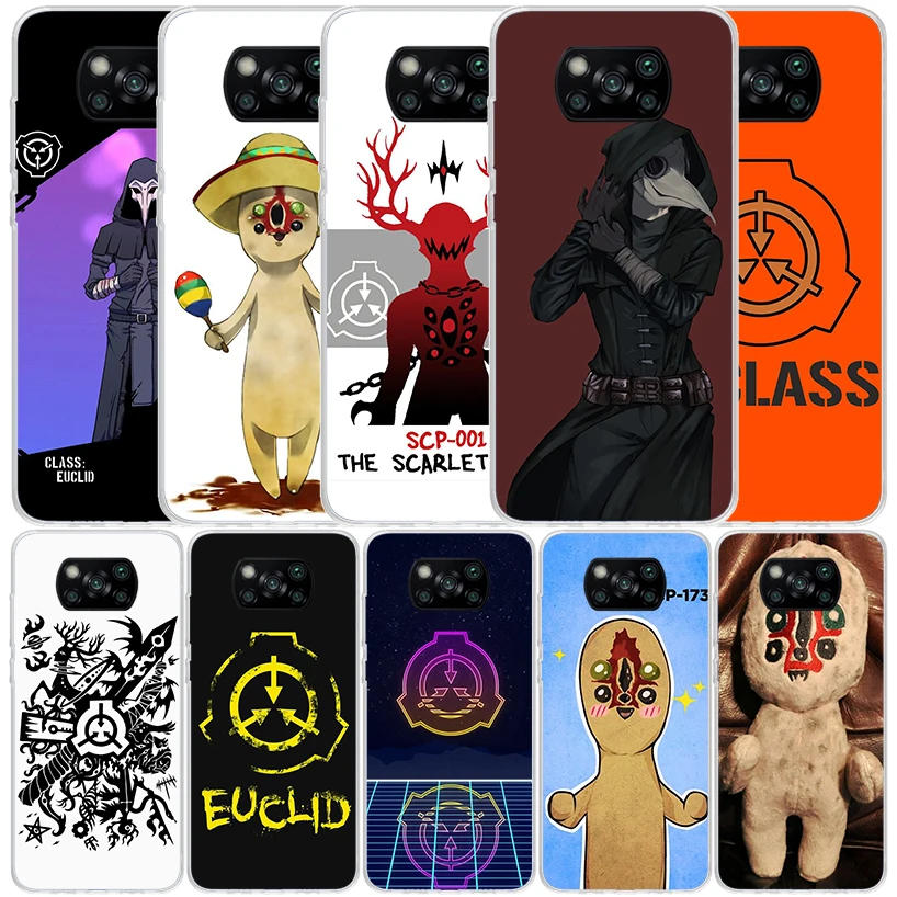 SCP Special Containment 173 Phone Case For Xiaomi Poco X6 X5 X4 X3 Nfc F6 F5 Pro F4 Gt F3 F2 F1 M5S M4 M3 M2 Soft TPU Back Cover