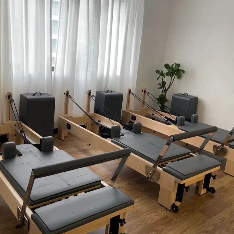 

Factory Sales Commercial Home High Quality Body Oak Maple Cadillac Bed Reformer Pilates Reformer