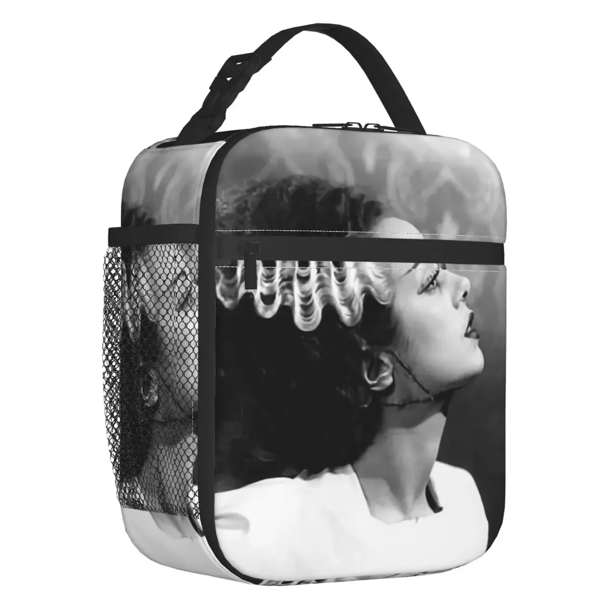 

Bride Of Frankenstein Insulated Lunch Bag Portable Science Fiction Horror Film Cooler Thermal Lunch Tote Beach Camping Travel