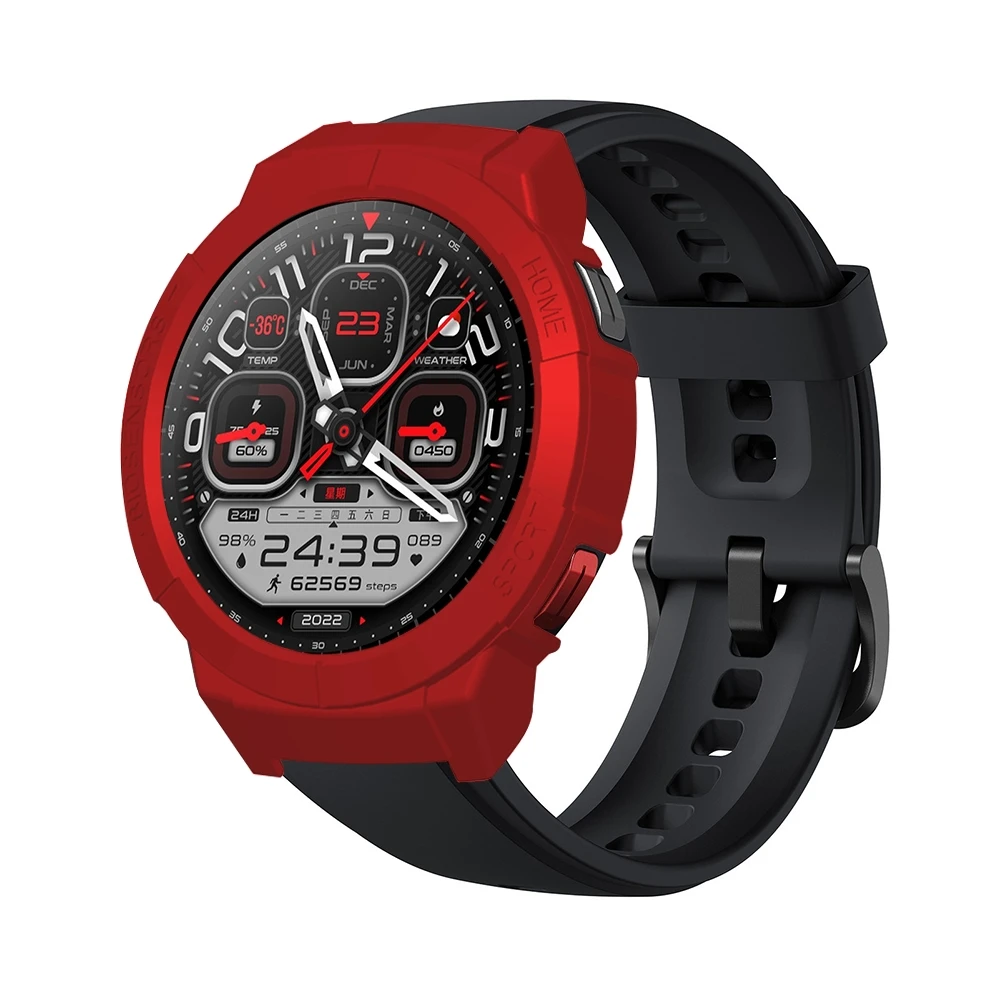 Etui na zegarek PC do Mibro GS Hollow Anti-fall Anti-chroniąca przed zarysowaniami Shell SmartWatch wymień połówkowe osłona akcesoria