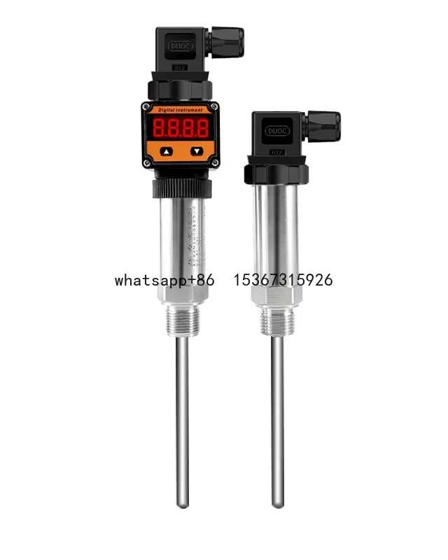 

Integrated temperature transmitter 4-20ma probe type PT100 thermal resistance temperature sensor 0-5V thermocouple