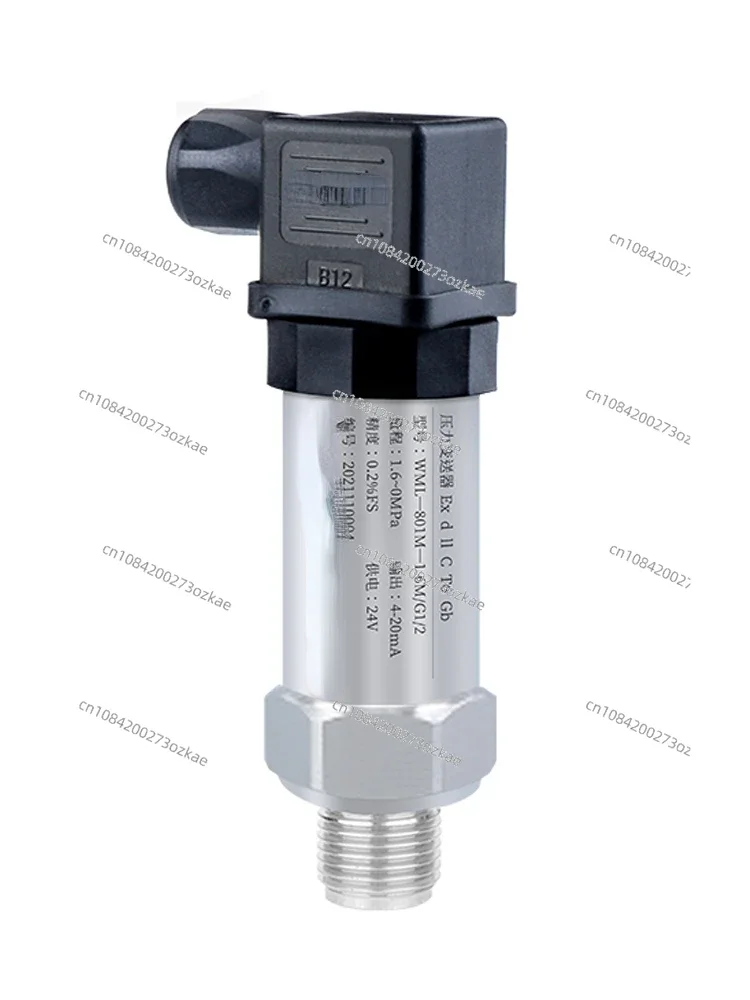 

Compact Pressure Transmitter Vacuum Pressure Sensor RS485 Hydraulic 4-20mA Liquid Level Digital Display